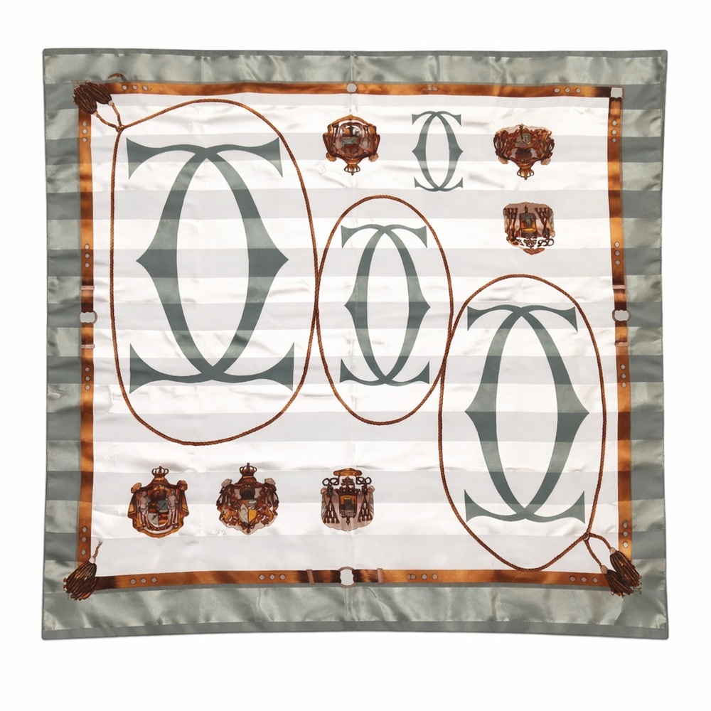Cartier silk scarf vintage